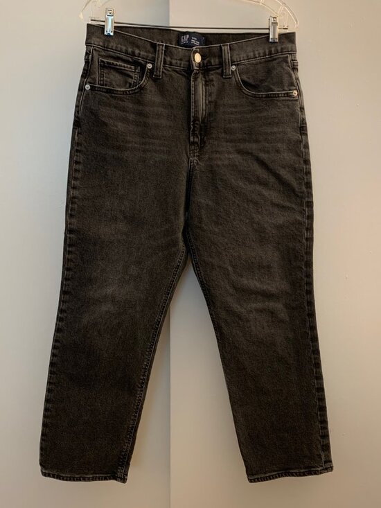 GAP Denim - Gap High Rise Straight Jeans with Washwell